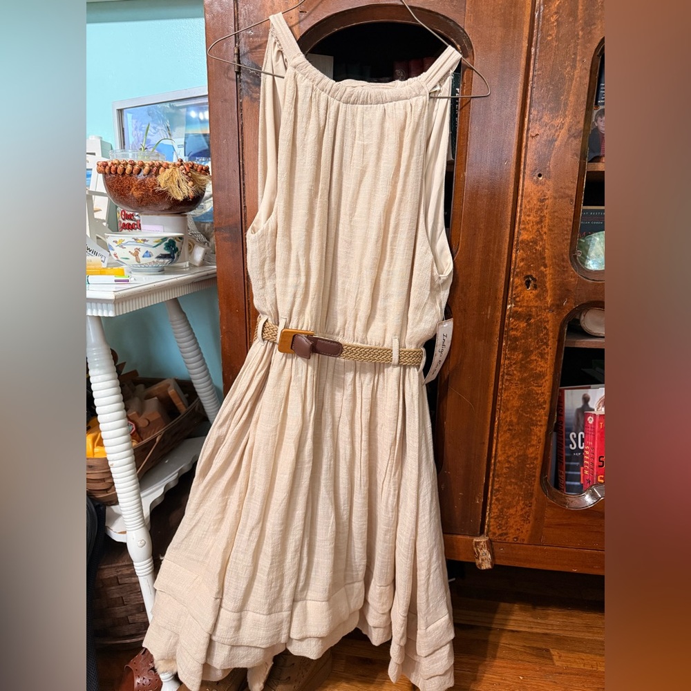 Indigo Rose Halter Dress New With Tags Lg Beach Festival Boho